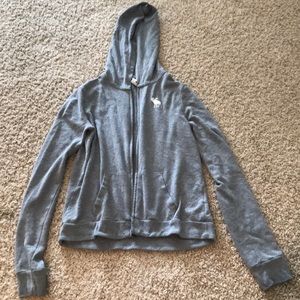 Abercrombie kids grey jacket